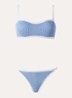 Tyler bikiniset met structuur - Blauwgrijs