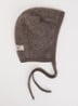 Babymuts van merino wol - Donkerbruin