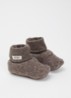 Babyslofje van merino wol - Bruin