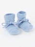 Babyslofjes van merino wol - Lichtblauw