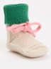 Babyslofjes van merino wol - Gebroken wit