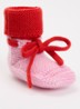 Babyslofjes van merino wol - Roze