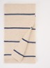Igor sjaal van merino wol met streepprint 140 x 16 cm - Blauw