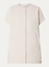 Blossom bodywarmer met quilt patroon - Creme