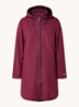 Rain128 softshell regenjas met afneembare capuchon - Bordeauxrood