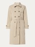 Rainvision double-breasted trenchcoat met steekzakken en strikceintuur - Beige