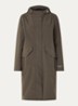 Softshell regenjas met capuchon - Bronsgroen