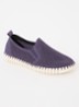 Tulip slip-on met cut-out detail - Royalblauw