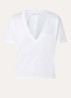 Celiane T-shirt met V-hals - Wit