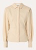 Janine blouse met stretch - Zand