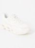 Wave sneaker met leren details - Wit