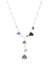 Catalina ketting met hanger - Blauw