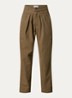 Celia high waist loose fit broek met ceintuur - Khaki