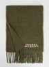 Firny sjaal in alpaca wolblend - Mosgroen