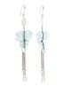Halsey Long oorhangers - Lichtblauw