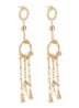 Ho'Flower oorringen met hanger - Goud