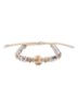 Janis armband van leer - Beige