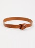 Lassio riem van leer - Oranjebruin