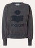 Mobyli sweater met logoprint - Antraciet