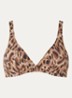 Petra bikinitop met print - Okergeel