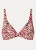 Petra bikinitop met print - Roze