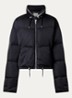 Rilja puffer jack met donsvulling en opbergbare capuchon - Zwart