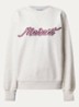 Rise sweater met logoborduring - Lichtgrijs