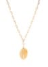 Stones ketting met hanger - Geel