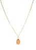 Stones ketting met hanger - Oranje