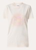 Zoeline T-shirt met logoprint - Gebroken wit