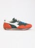 Equipe sneaker met details van suède - Oranje