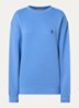Sweater met logoborduring - Blauwgrijs