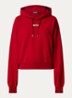 Hoodie met logo - Donkerrood