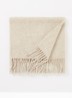 L'Echarpe sjaal van wol met logo 180 x 35 cm - Beige