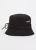 Le Bob Gadjo bucket hoed met logo - Zwart