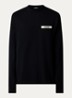 Longsleeve met logo - Zwart