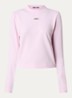 Longsleeve met logo - Roze