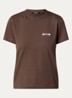 T-shirt met logo - Donkerbruin
