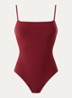 Jetset badpak met uitneembare vulling - Bordeauxrood