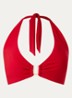 Jetset halter bikinitop met uitneembare vulling - Rood