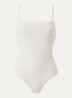 Versa Rib badpak met uitneembare vulling - Ivoor