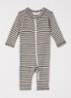Babypak in zijdeblend met streepprint - Zand