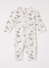 Babypak met print - Creme