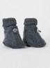 Babyslofjes van merino wol - Donkergrijs