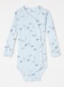 Bamboo romper met print - Lichtblauw