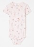 Bamboo romper met print - Lichtroze