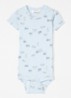 Bamboo romper met print - Lichtblauw