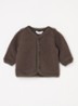 Grofgebreid vest van merino wol - Bruin