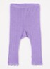 Legging met ribstructuur - Paars