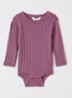 Romper in zijdeblend - Oudroze
